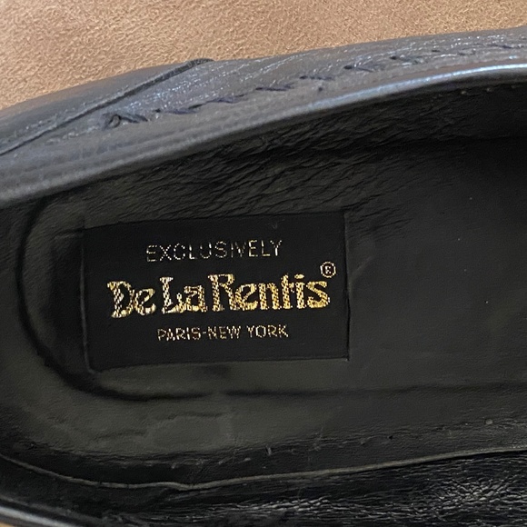 Men's De La Rentis Leather and Suede Shoes - Picture 3 of 5
